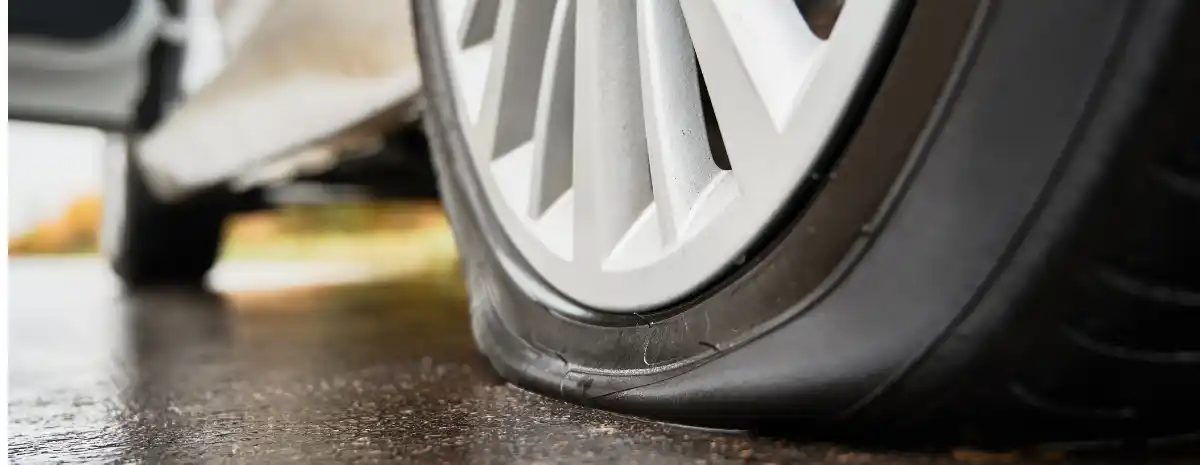 pneu qui se dégonfle